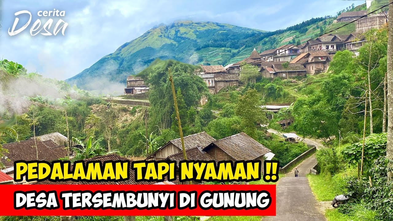 DESA PEDALAMAN YANG NYAMAN !! Desa Tersembunyi di Lereng Gunung Sumbing ...