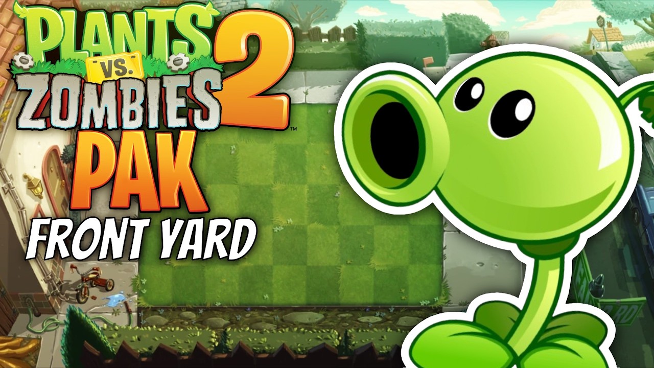 PVZ2PAK: Front Yard Complete! (Days 1-10) - PAK / Mod Showcase! - YouTube