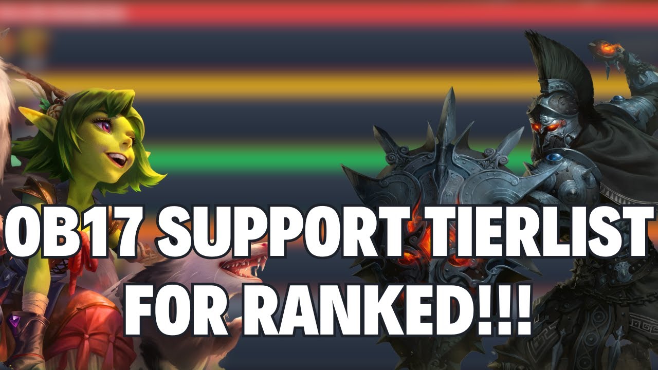 SMITE 2 OB17 SUPPORT TIERLIST FROM A DEITY SUPPORT PLAYER