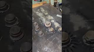 welded wear studs using stud welder DA 2500i