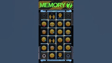 Memory Games 18 - Emoji  #Shorts