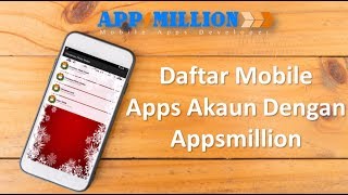How to register AppsMillion Account Apps Builder? screenshot 1