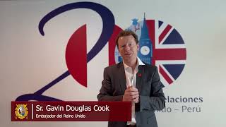 🔴#UNMSM El embajador del Reino Unido, Sr. Gavin Douglas Cook, envía un saludo a la #DecanaDeAmérica