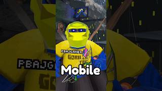 New gorilla tag mobile game!