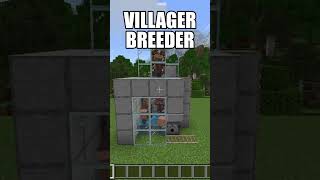 SIMPLE VILLAGER BREEDER in Minecraft Bedrock #minecraft