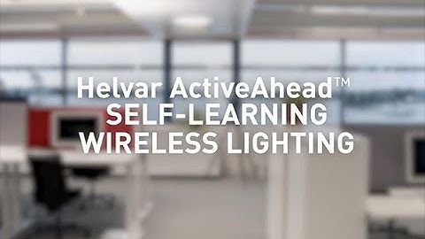 Helvar ActiveAhead - Self-learning Intelligent Lighting for Open Offices, Garages & Corridors