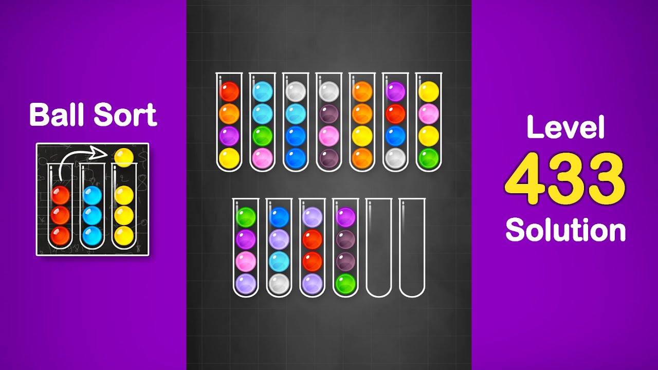 Ball Sort Puzzle Solution Level 433