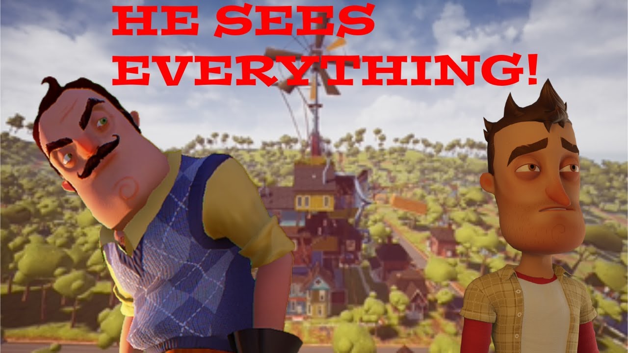 THE WORST ONE! (Hello Neighbor Alpha 4)