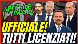 ULTIM'ORA UFFICIALE! TUTTI LICENZIATI: VIA FURLANI, MONCADA, TARE E ALLEGRI | La Stanza di Bottoni screenshot 2