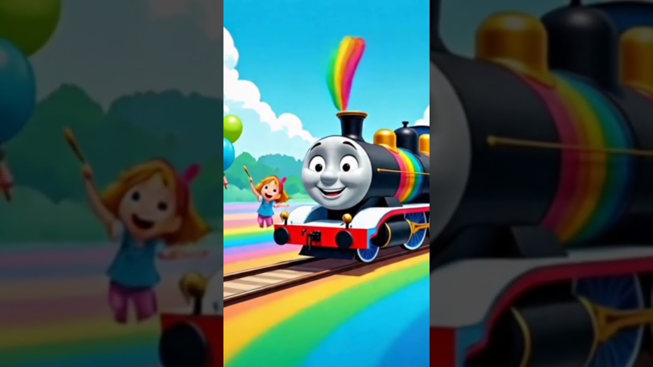 #RainbowTrain #KidsSong #ColorFun #NurseryRhymes #EducationalSongs #SingAlong #KidsLearning