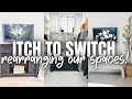 🎉NEW YEAR ITCH TO SWITCH 2024 | REARRANGING 3 SPACES IN OUR HOUSE | NEW ITCH TO SWITCH 2024