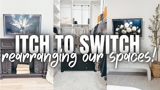 NEW YEAR ITCH TO SWITCH 2024 | REARRANGING 3 SPACES IN OUR HOUSE | NEW ITCH TO SWITCH 2024