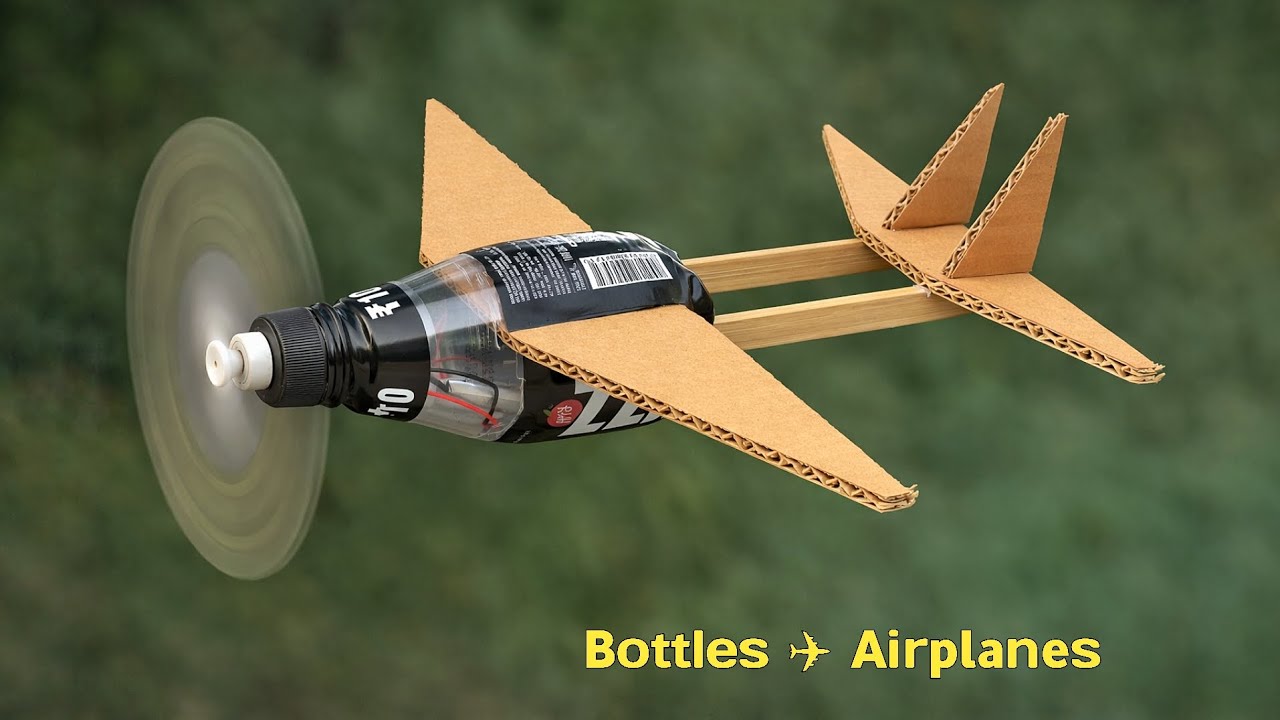 How to Build a High Performance RC Plane from a Plastic Bottles | Rc bottle aeroplane 