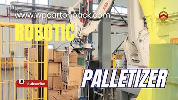 WIN-WIN PACK Robotic Palletizer for Carton Stacking | Palletizing Machine #palletizer #palletizing