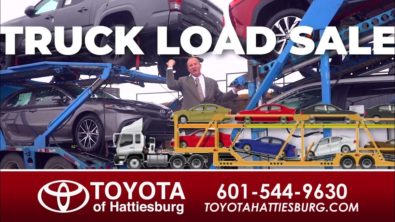 New Inventory at Toyota of Hattiesburg Truck Load Sale YouTube