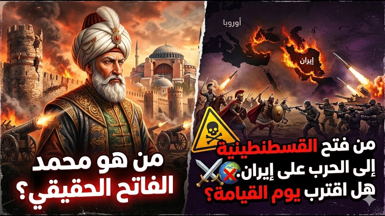 من هو محمد الفاتح الحقيقي؟ من فتح القسطنطينية إلى الحرب على إيران.. هل اقترب يوم القيامة؟ ⚔️🌍