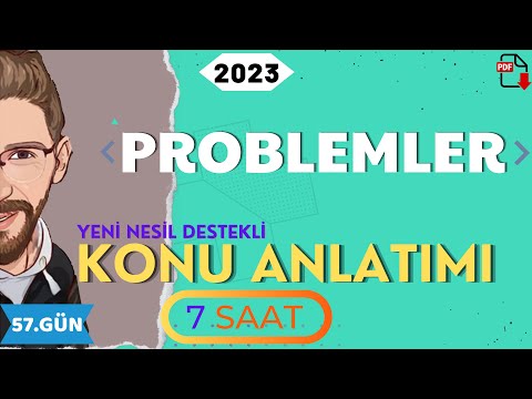 PROBLEMLER | KONU ANLATIMI | 57.GÜN | 80 Günde Devri TYT Matematik | RENKLİ ÜCRETSİZ PDF