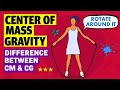 Center of Mass | Center of Gravity | Difference between Center of Mass and Gravity, Example Problems