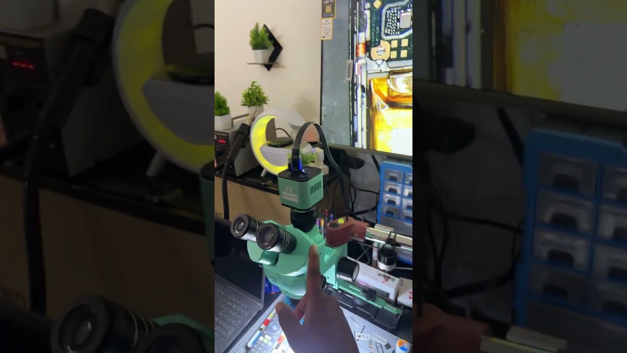 Microscope with camera | baba tools best microscope camera | best mobile repairing setup