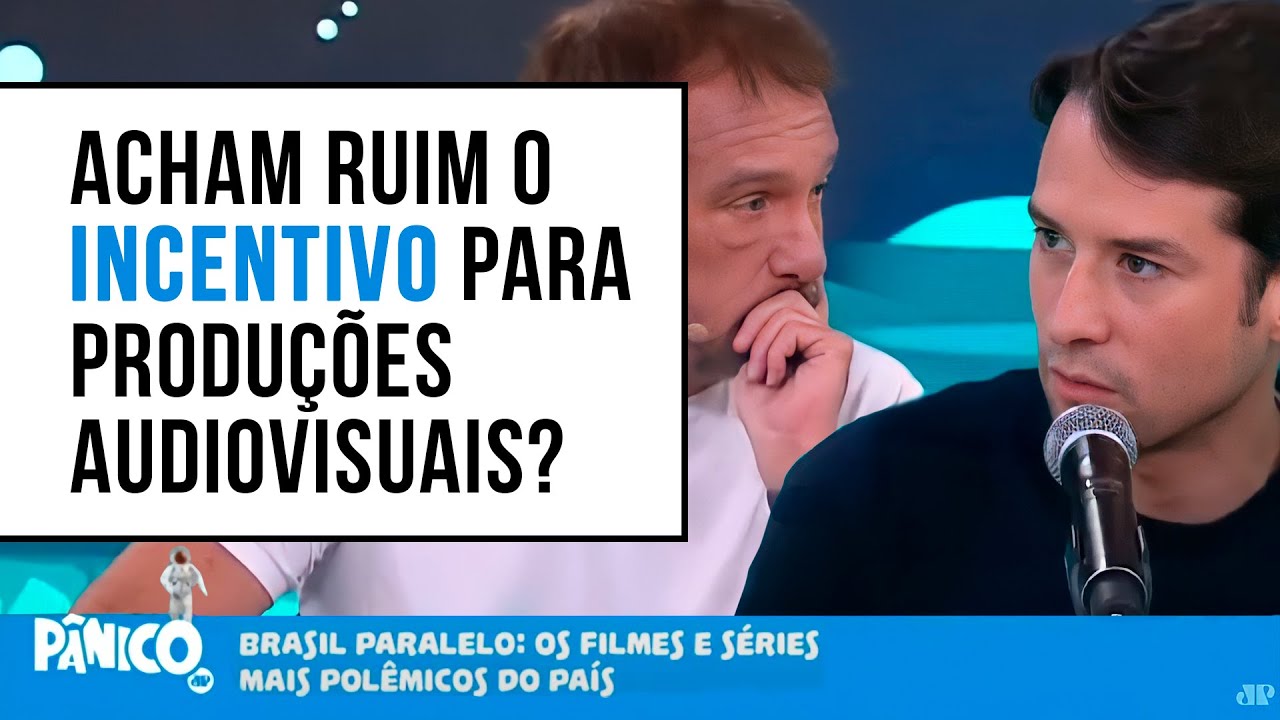 Brasil Paralelo é questionada por apresentador do Pânico sobre um tema polêmico