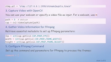 How to Stream Video to RTMP from OpenCV Frames Using FFmpeg in Python