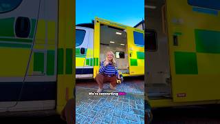 WE’RE CONVERTING THIS AMBULANCE FOR OUR FAMILY OF 7 | #vantour #vanconversion #fyp #ambulance
