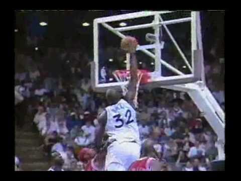 Shaq Dunks Between Jordan and Rodman