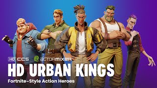 Urban Kings Mixer Instantly Create Game-Style Urban Heroes Character Creator 5 & Iclone