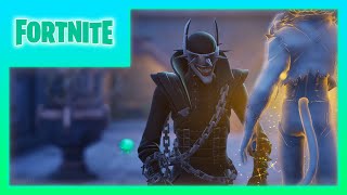 The Batman Who Laughs faces the might of Cerberus, the guard of Hades | Fortnite: Battle Royale