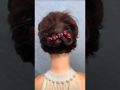 1 Minute Easy hairstyle 😍 #hairstyle #shorts #easyhairstyle