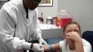 Natalie Gets Her Blood Drawn