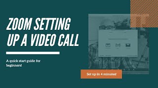 Quick start guide to setting up a  Zoom video call screenshot 5