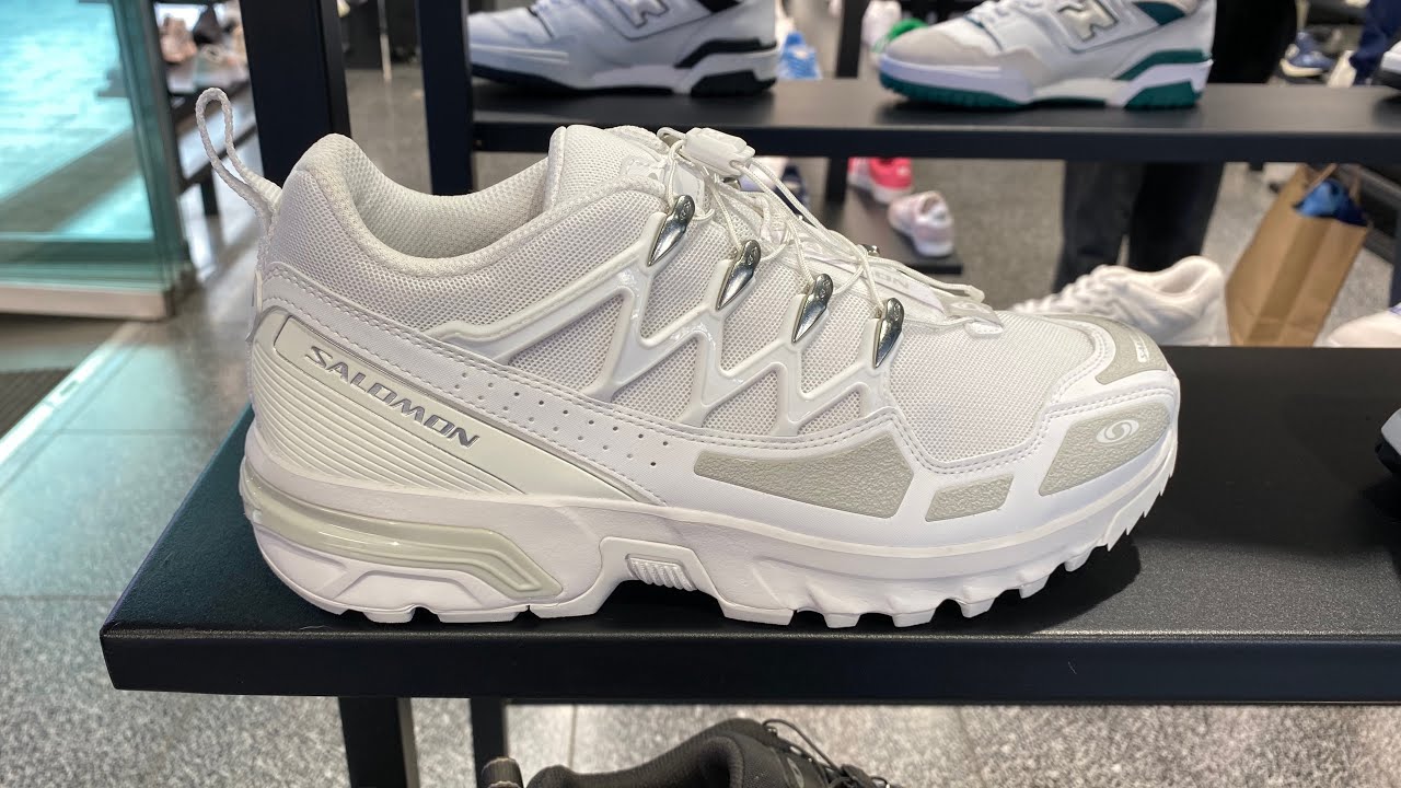 【SALOMON】ACS+ WHITE SILVER L47236700 ★送料・関税込★ SALOMON ACS+ (White/White/Silver) - Style Code: L47236700
