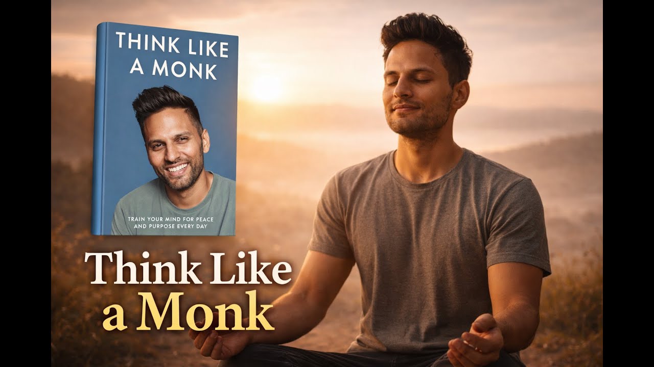 Think Like a Monk Book Summary in Hinglish | Mind Peace Ka Formula 