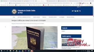Renovacion de Visa Para Estados Unidos Los Pasos a Seguir