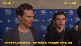 Benedict Cumberbatch   Tom Holland  Avengers  Infinity War at D23 2017
