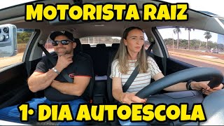 PRIMEIRO DIA DE AULA NA AUTOESCOLA, MOTORISTA RAIZ, FAZER ALGUNS AJUSTES E BUSCAR A CNH 🚘✅ (Vânia)