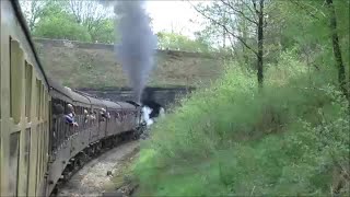 THE CLIMB TO IPSTONES Behind GWR 4079 'Pendennis Castle' (Turn Up The Volume) At the CVR Steam Gala: