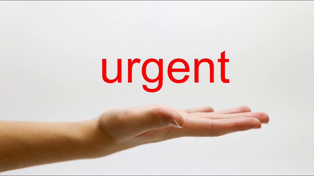 How to Pronounce urgent - American English