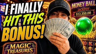 I FINALLY Hit the MONEY BALL BONUS on Magic Treasures! 💰🔥