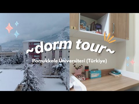 DORM TOUR - Asrama Mahasiswi di Turki (Denizli-Pamukkale KYK Turu)