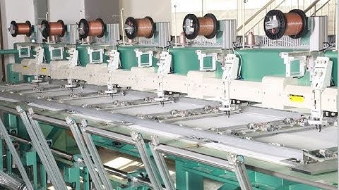 6 Heads Full Automatic Car Heating Wire Placement Sewing Machine with Automatic Bobbin Changer