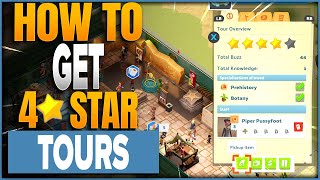 How To Get 4 Star Tour Rating In Two Point Museum | Crumbling Plumet