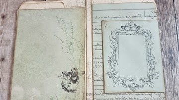 Altered File Folder - Follow Me! Follow You! Collaboration With  @SweetPeaPapers - Part 2