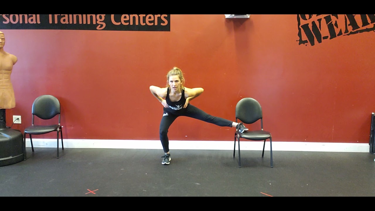 Elevated lateral lunge - YouTube