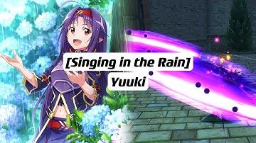 【SAOIF】[Singing in the Rain] Yuuki (Dark | Blunt | Single Foe) Skill Animation