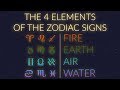 THE 4 ELEMENTS of the Zodiac Signs