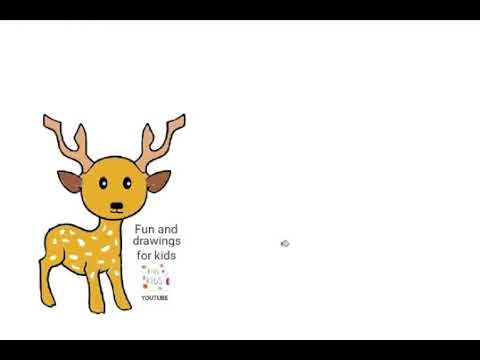 Wie zeichnet man ein Reh ganz einfach - YouTube