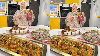 العزومة مع الشيف فاطمة أبو حاتي | كبسة اللحمة - الحيسة السعودي - القهوة العربي