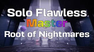 Solo Flawless Master Root of Nightmares, Hunter - MoT